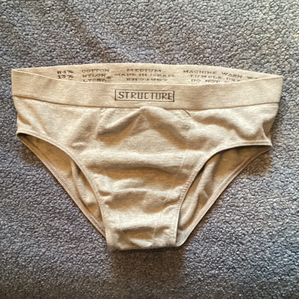 Structure, Vintage, Gray Medium Brief - image 2